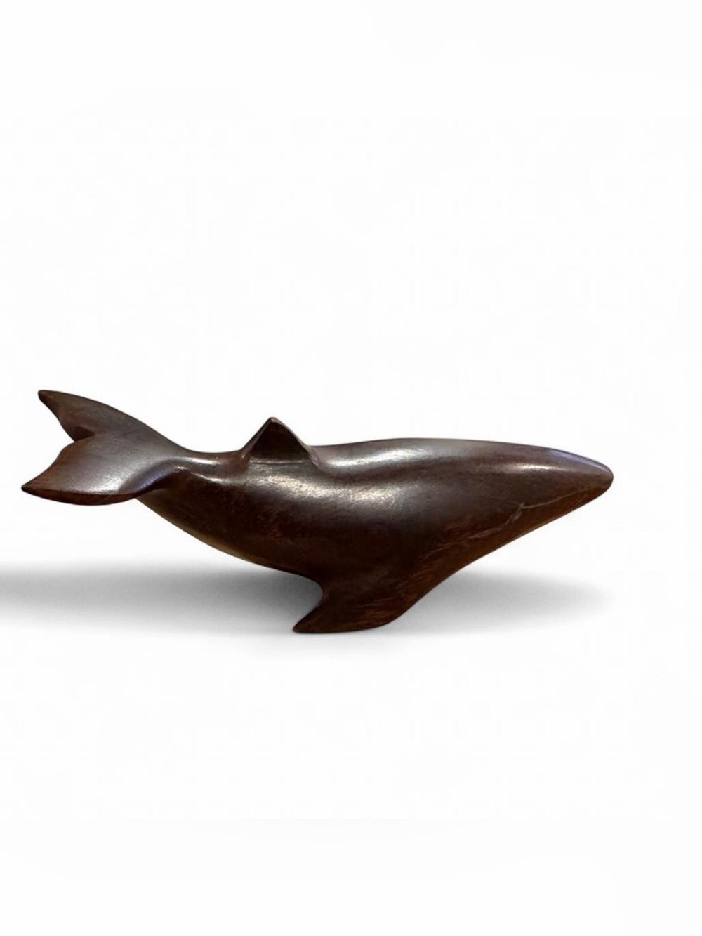 Vintage Hand Carved Alaskan Whale Sculpture